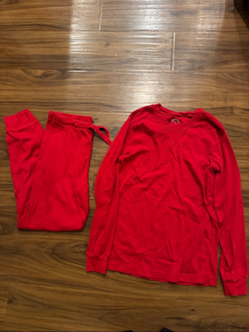 Primary Red Organic Cotton Pajama Set